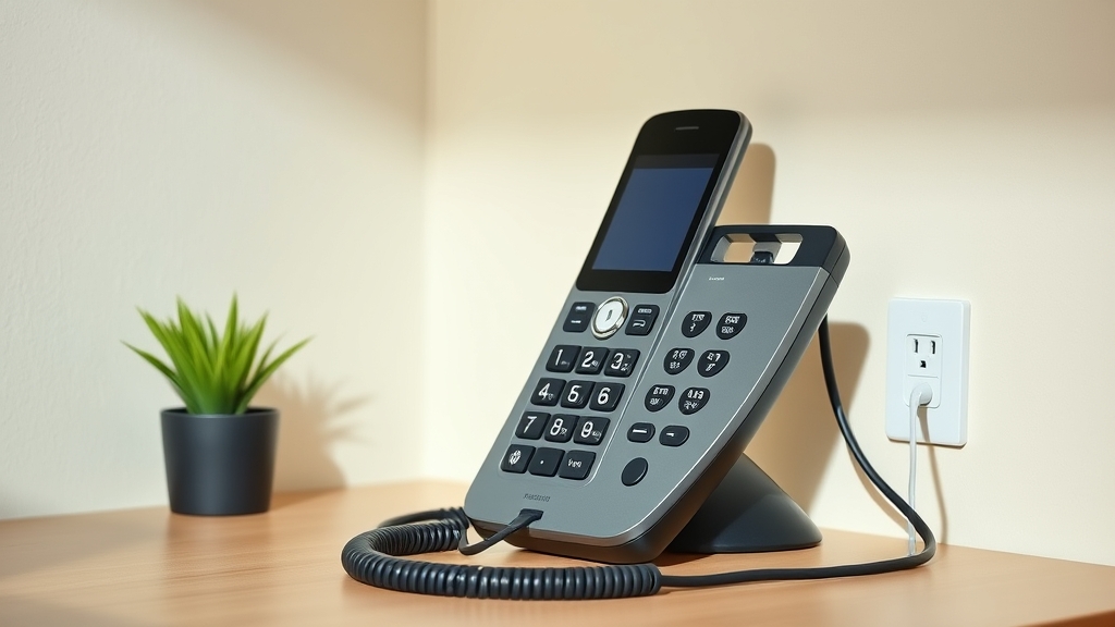 문제 해결 본문 이미지: Show desk phone connection check