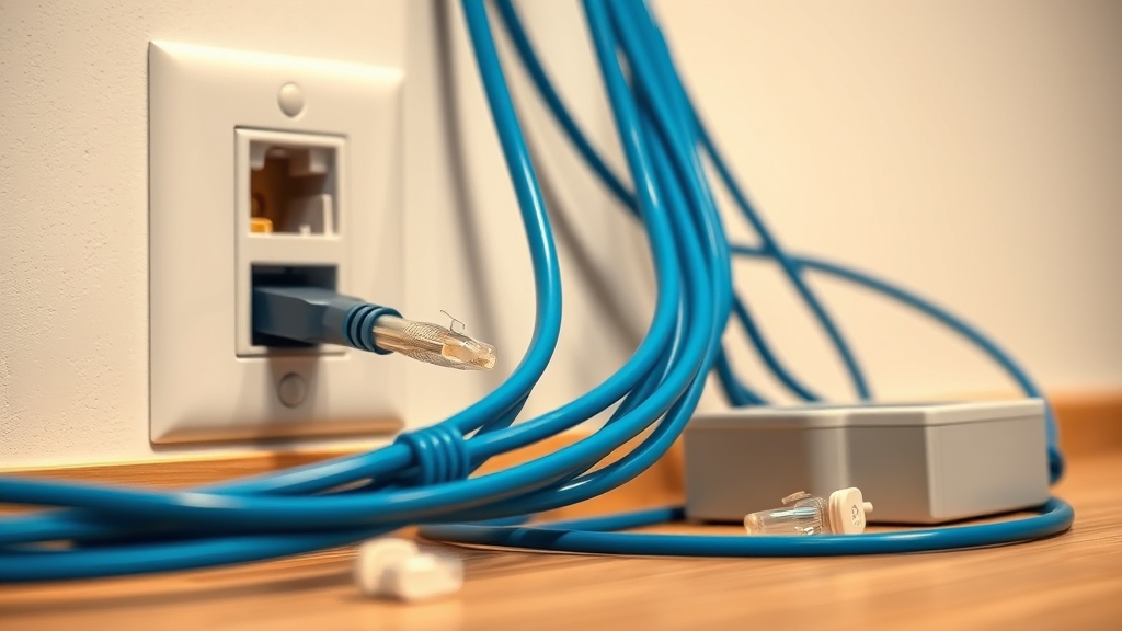문제 해결 본문 이미지: Show cable routing and installation condition